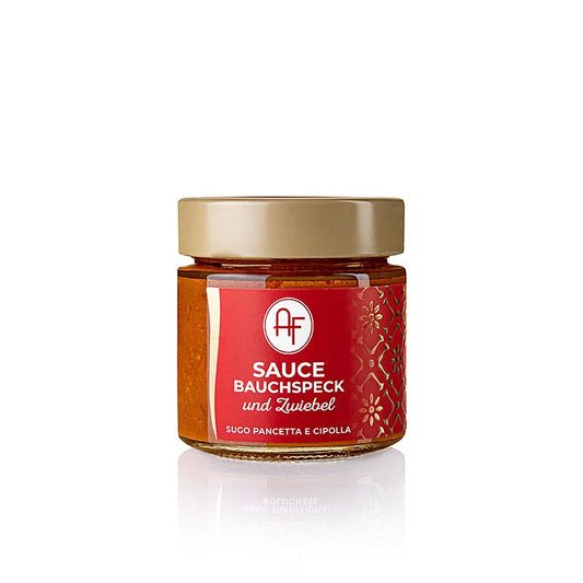 Authentique Sugo alla Pancetta e Cipolla, sauce au bacon et à l'oignon, 200g, par Appennino Food