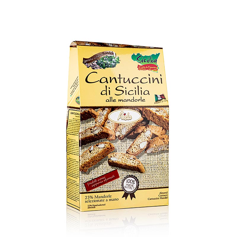 Biscuits aux amandes Cantuccini di Sicilia de la marque Aida, paquet de 200 g
