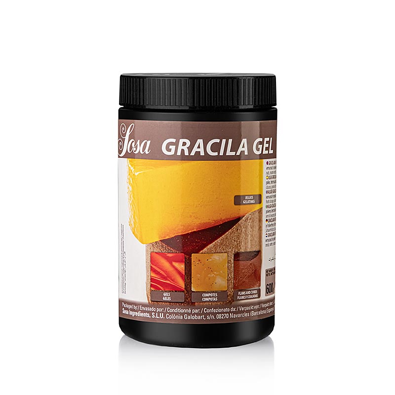 Gros plan sur le produit Sosa XP GRACILA GEL, un gélifiant à base de plantes de 600 g (43201)