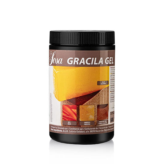 Gros plan sur le produit Sosa XP GRACILA GEL, un gélifiant à base de plantes de 600 g (43201)