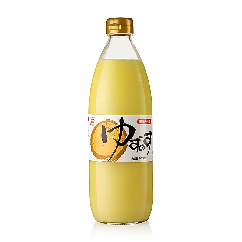 Yuzu Su, jus sans sel ajouté, 100% jus d'agrumes, Takada, 1 litre - boisson biologique et naturelle à base de yuzu, sans sel ajouté, rafraîchissante et pleine de saveur
