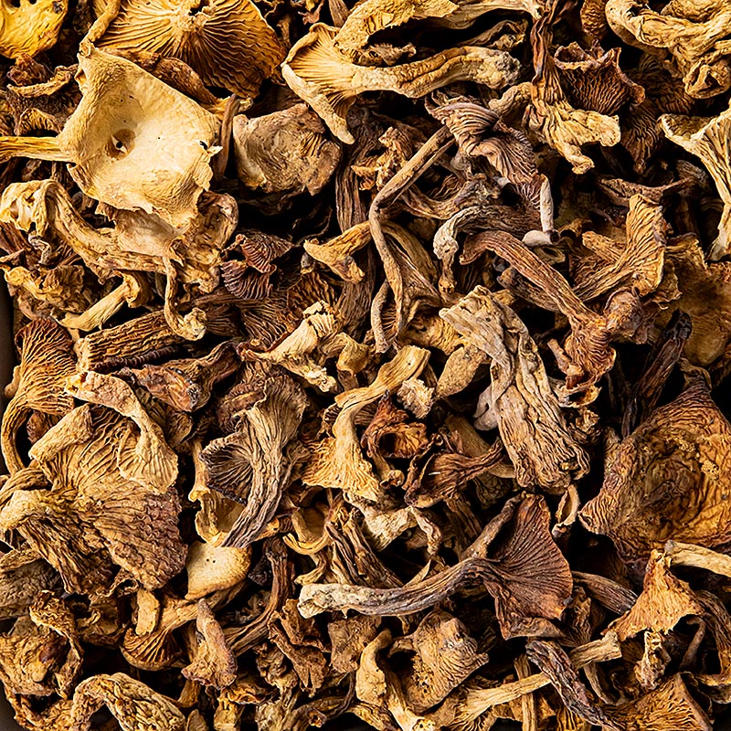 Image de 500 g de girolles séchées, un produit gastronomique populaire