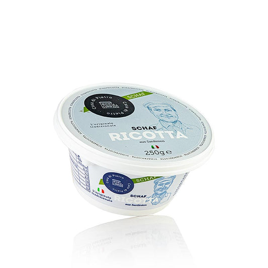 250 g de ricotta Casa di Pietro au lait de brebis, un fromage italien crémeux et onctueux