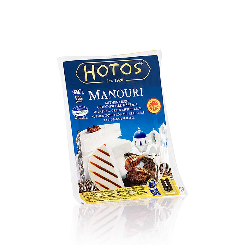 Manouri AOP, fromage traditionnel grec au lait de brebis, marque Hotos, 200g