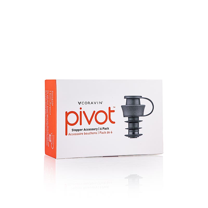 Coravin Wine Cork System - Pivot Stoppers, 6 pièces pour le stockage des bouteilles de vin