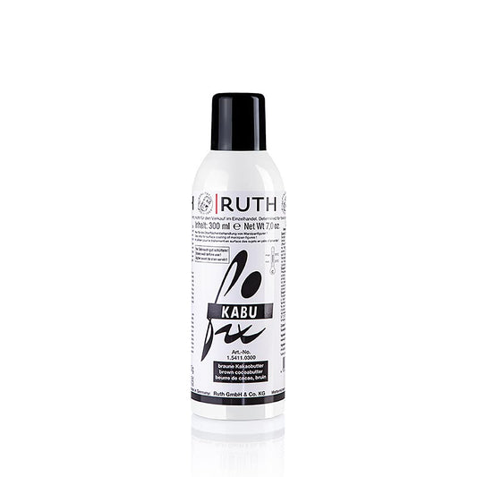 Kabufix Spray - Beurre de cacao noir, liquide 300 ml, idéal pour la cuisson et la friture