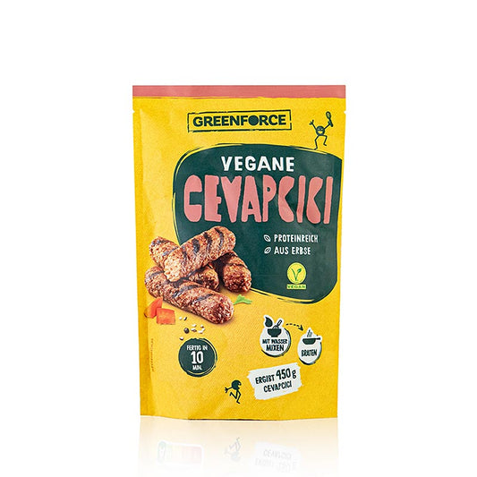 Mélange Greenforce à base de plantes pour cevapcici végétalien à base de protéines de pois, 125g
