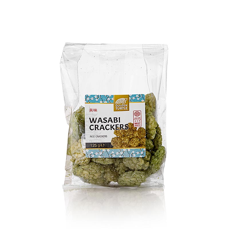 Paquet de 125 g de Barsnack Wasabi Cracker, un snack épicé et croquant