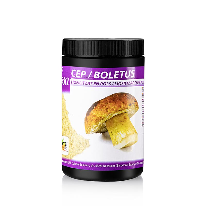 Poudre de cèpes Sosa, 100 g - poudre séchée biologique de cèpes de haute qualité, idéale pour ajouter une riche saveur umami aux plats.