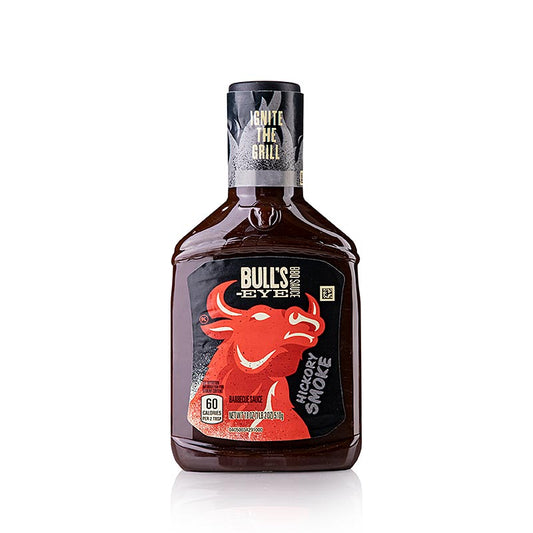Sauce barbecue Bulls Eye Hickory Smoke Style, 435 ml, parfaite pour les grillades et pour ajouter une saveur fumée à vos plats préférés.