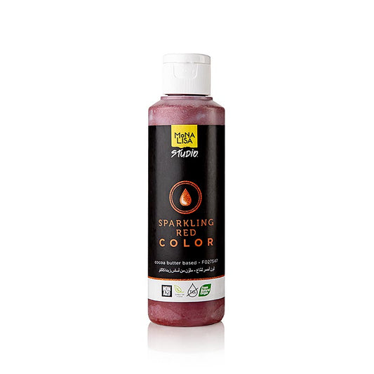 Beurre de cacao, rouge pétillant, en emballage IBC de 245 g, parfait pour la réalisation de délicieux desserts au chocolat