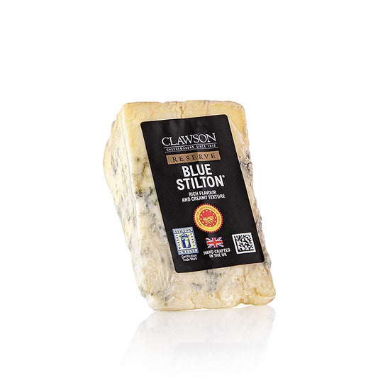 150 g de Stilton bleu, fromage anglais à pâte demi-dure à moisissure bleue, AOP/ AOP