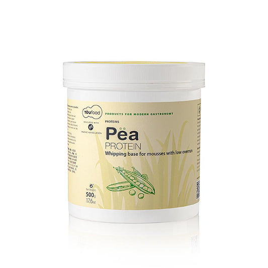 Protéine de pois biologique de TÖUFOOD, paquet de 500 g, végétalien et sans gluten