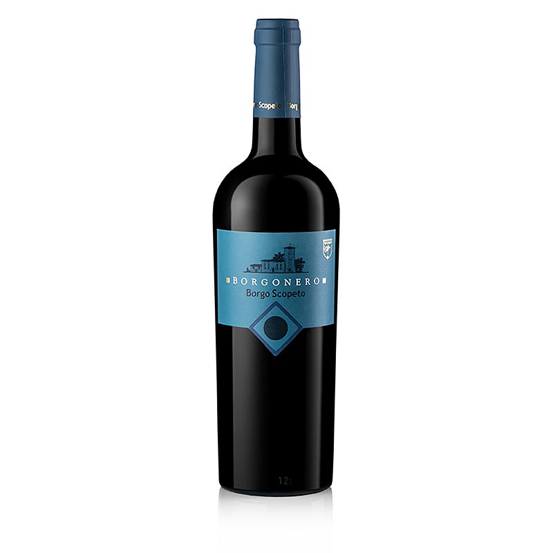 Borgo Scopeto 2021 Borgonero vin rouge Cuvée IGT Toscane Italie sec 0,75 l, 750 ml - Une bouteille de Borgo Scopeto 2021 Borgonero vin rouge de Toscane, Italie, avec un profil de saveur sec et riche, parfait pour les amateurs de vin.