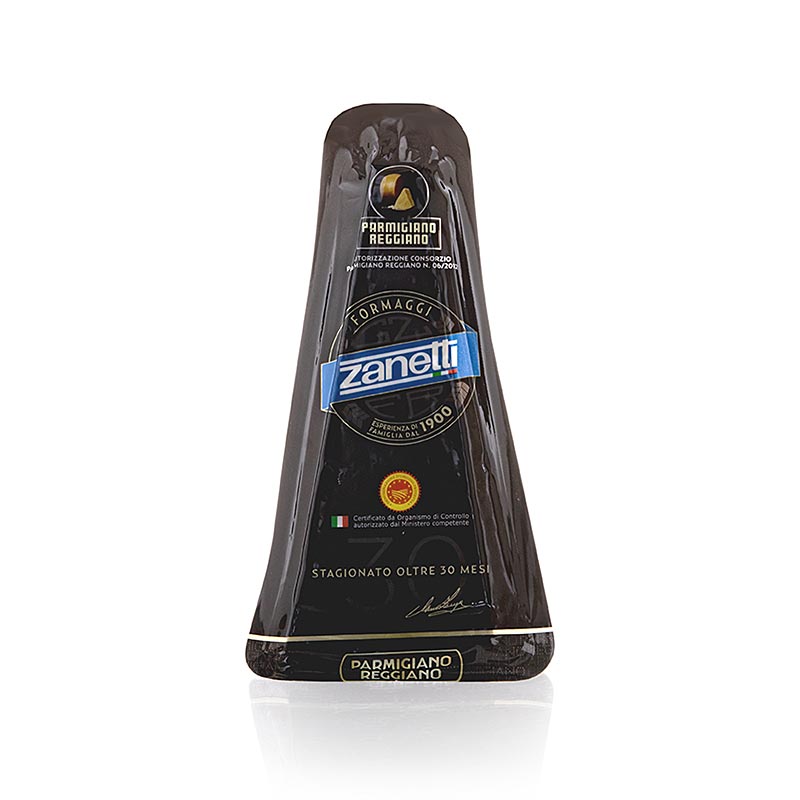 Authentique Parmigiano Reggiano DOP, 1ère qualité, 250 g, affiné pendant 30 mois