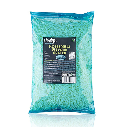Violife Mozzarella, râpé, substitut de fromage végétalien en paquet de 1 kg