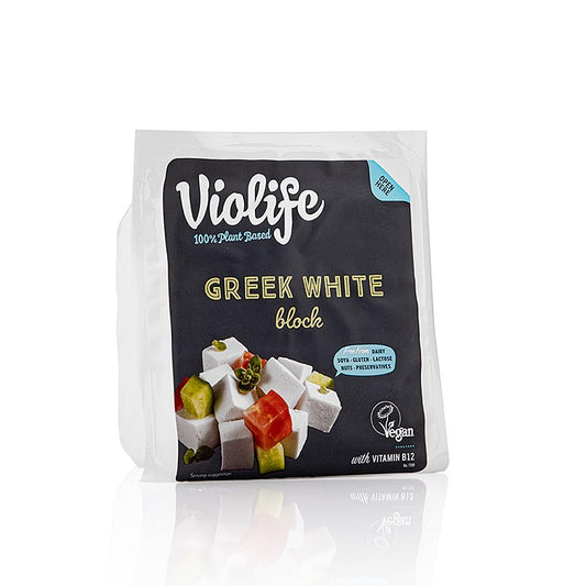 Violife - Greek White vegan feta cheese alternative, 400 g, parfait pour les plats végétaliens et les salades