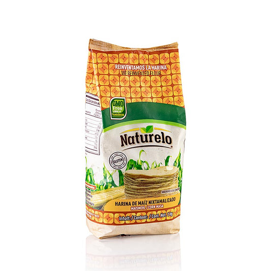 Naturelo corn flour 1 kg, finement moulu et de haute qualité, parfait pour la pâtisserie et la cuisson de divers plats.