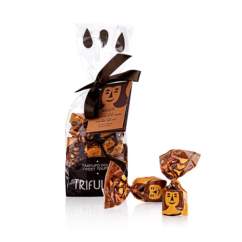 Truffes au chocolat Trifulòt Alba mini, caramel et sel 180 g 
