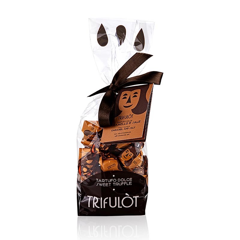  Deux boîtes de pralines à la truffe Trifulòt Alba mini au caramel et au sel
