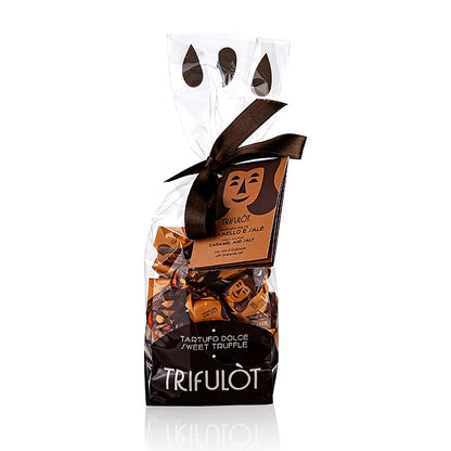  Deux boîtes de pralines à la truffe Trifulòt Alba mini au caramel et au sel